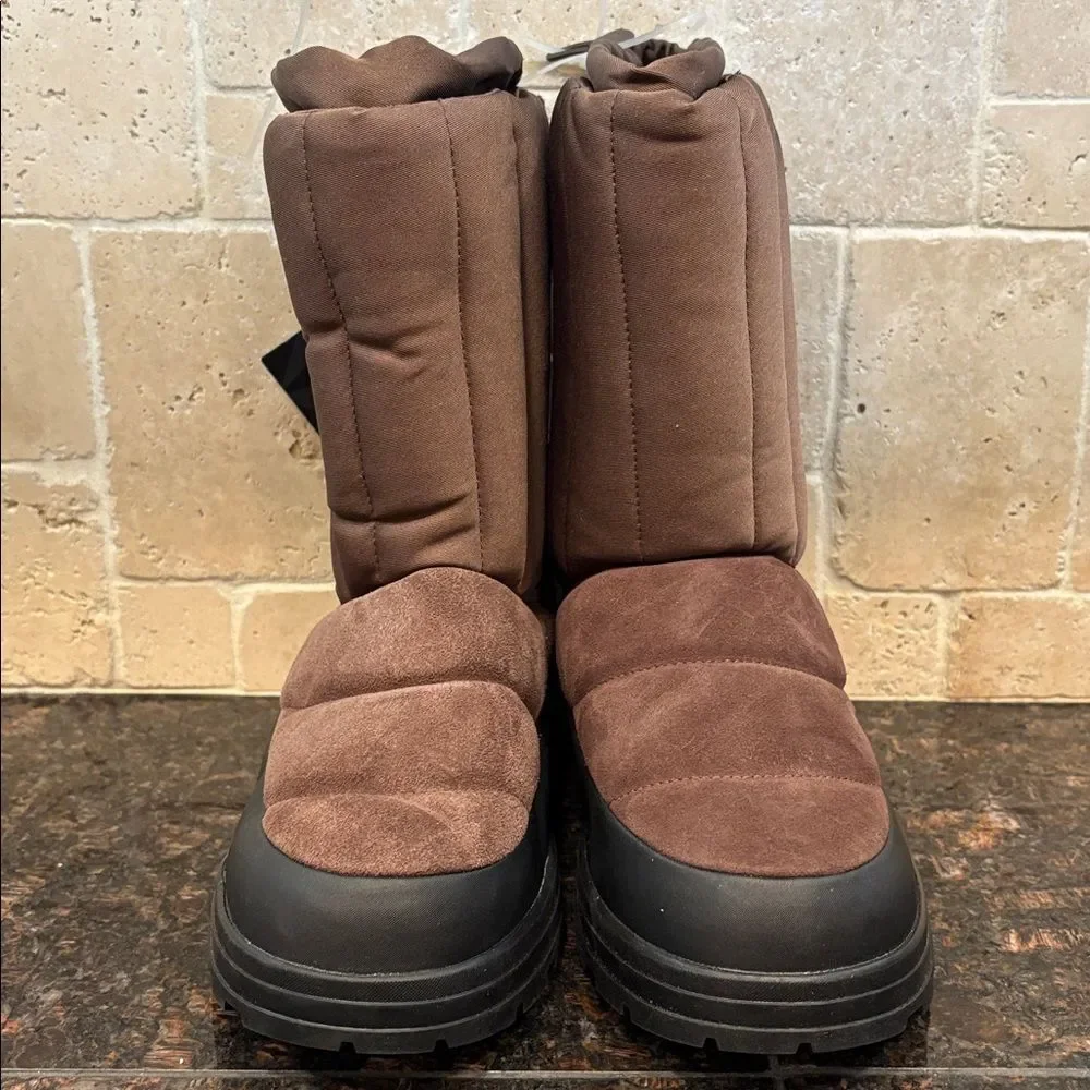 NWT UGG Classic Klamath Cedar Suede Textile Waterproof Snow Boots